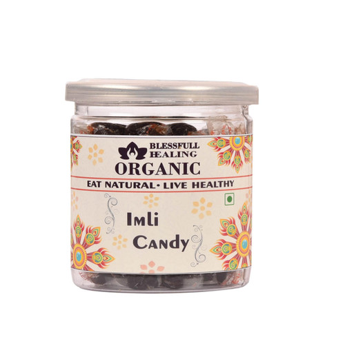 Blessfull Healing Organic Imli Candy 300 Gram Airtight Container (Packing May Vary)