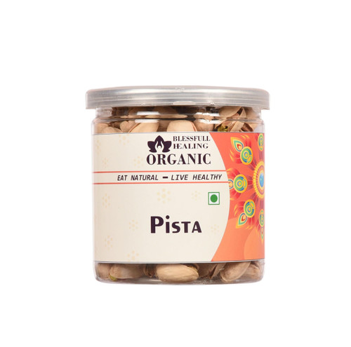 Blessfull Healing Organic Pista 250 Gram Airtight Container (Packing May Vary)