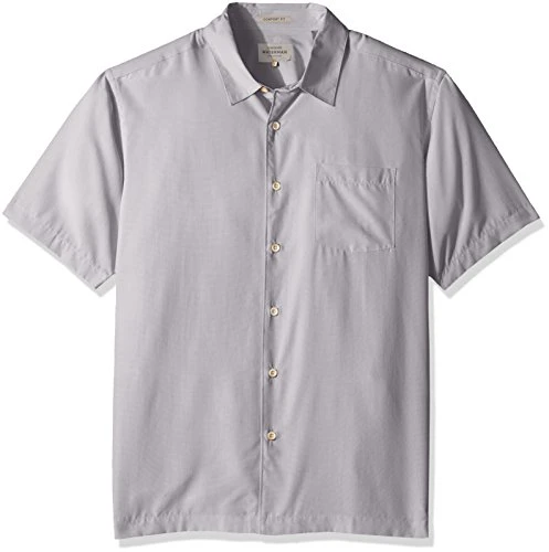 Quiksilver Waterman Men's Cane Island Button Down Shirt, White, XL