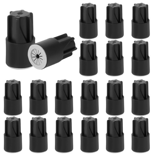 20PCS Electrical Wire Nut Connectors, Cable Terminals Connectors Compatible with 12-22AWG Outdoor Waterproof Wire Nuts Twist Nuts Cap for Outdoor Lighting Garden Irrigation (Black)