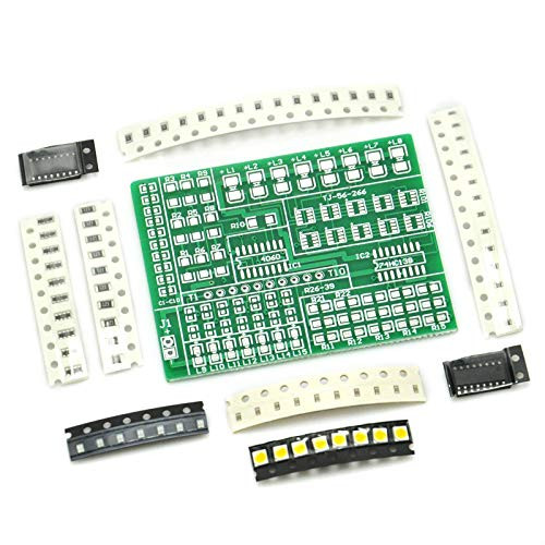 Gikfun SMD SMT Components Solder Kit Practice PCB Board Electric Led DIY Kit for Arduino Learning Welding Training Suite EK1938
