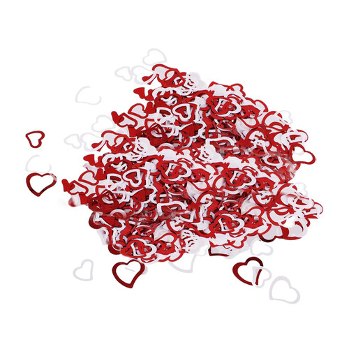Esquirla Paper Confetti Bulk, Heart Valentine Hearts Confetti Circle Dots DIY Arts Confetti, Circle Confetti for Birthday, Events, Graduation, Dessert Tables, 30g
