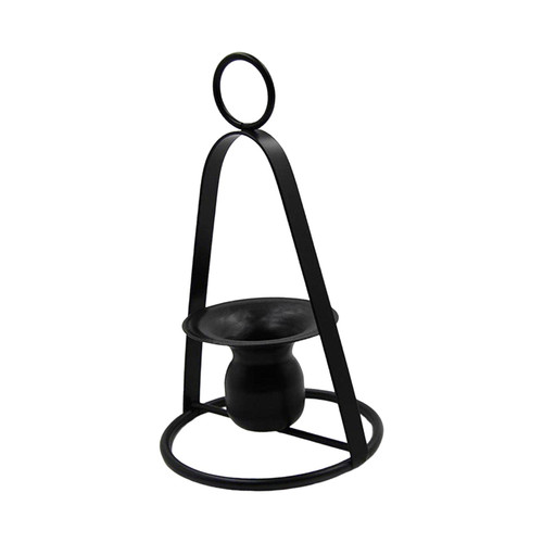 Colcolo Portable Candle Holder Candle Stand Romantic Atmosphere Candlestick for Dining Table Decor, Black