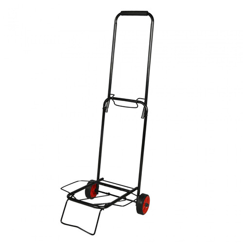 Menolana Folding Hand Truck, Heavy Duty Luggage Cart, Metal Adjustable Compact Foldable Hand Truck, Folding Hand Cart, Luggage Trolley for Office Moving