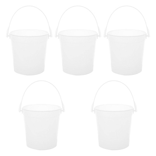 Fenteer Beverage Chilling Tub Clear Ice Container Champagne Beer Chiller with Handle Ice Bucket for Parties Chilling Beer Bottle Pub