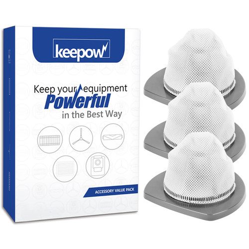 KEEPOW Featherweight Replacement Filters Compatible with Bissell Featherweight Stick Lightweight Bagless Vacuum 2033, 20331, 20333, 20336, 20339, 2033M (3 Pack)