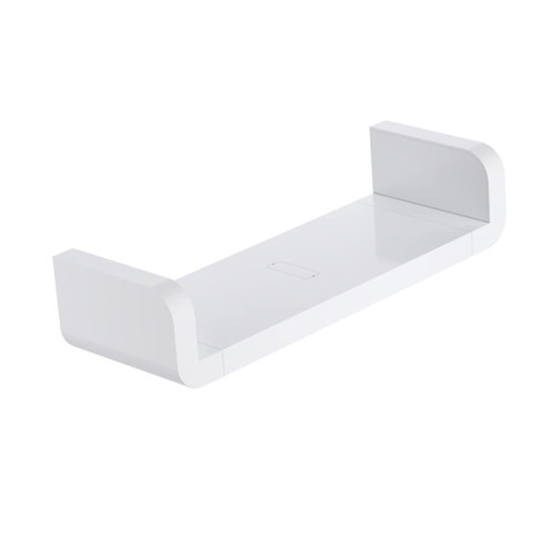Holibanna Bathroom Organizer Shelf 1pc Cosmetic Storage Shelf Bathroom Organizer Shelf Bathroom Storage Rack White Storage Laminate Bathroom Organizer Soap Storage Rack Bathroom Organizer
