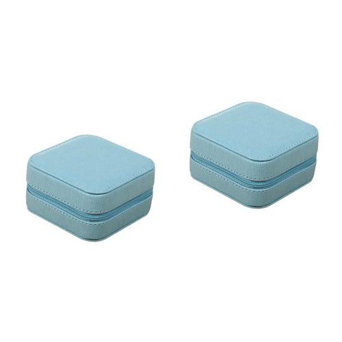 Holibanna 2pcs Box earring storage organizer jewelery organizer jewelry storage organizer ring storage case mini jewelry organizer jewelry organizer for necklaces jewelry organizer holder