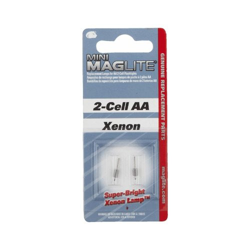 Mag-Lite LM2A001 Replacement Xenon Lamps for AA Mini MagLite 2 per Package