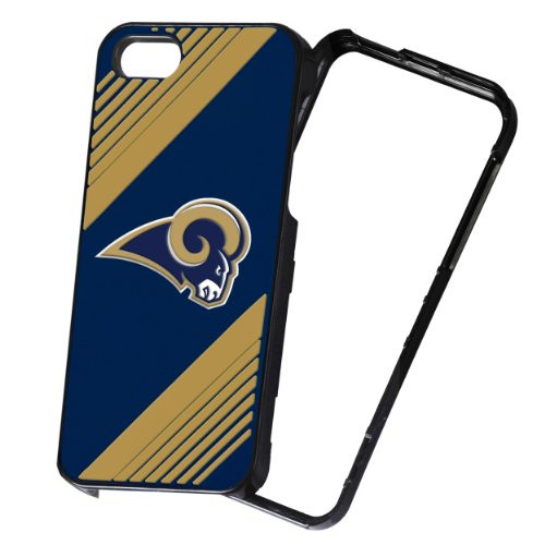 Forever Collectibles NFL 2-Piece Snap-On iPhone 5/5S Polycarbonate Case - Retail Packaging - St Louis Rams