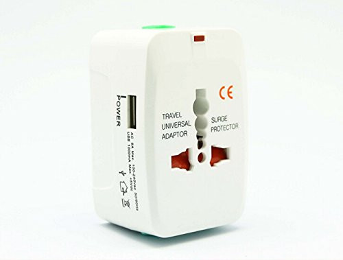 Universal All in One Worldwide Travel Power Plug Wall Ac Adapter Adaptor Charger with USB Charging Port for USA EU UK AUS Universal All in One Worldwide Travel Power Plug Wall Ac Adapter Adaptor Charger with USB Charging Port for USA EU UK AUS