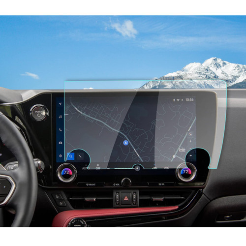 R RUIYA L exus NX 14 Screen Protector Car Navigation Touchscreen Protector for 2022+ L exus NX NX250 NX350 NX350H NX450H 14 inch Glossy HD 9H Tempered Glass Touch Screen Display Protective Film for L exus Accessories (14-inch)