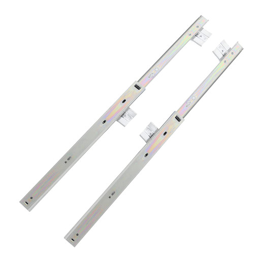 Holibanna 1 Pair Keyboard Rails Carassosories Computer Keyboards Office Desk Accessories Drawer Slides Bearing Underdesk Keyboard Slide Construction Bearing Slide Keyboard Tray Keyboard Rack