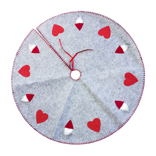 BESTOYARD Holiday Tree Skirt Reindeer Xmas Tree Skirts Christmas Tree Skirt Tree Skirt for Christmas Decorate Decorative Skirt Grey Christmas Tree Christams Tree Christmas Tree Skirt Mat