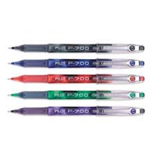 Pilot Precise Gel Rollerball Pen - Fine Pen Point Type - 0.7 Mm Pen Point Size - Red Ink - Red Barrel - 12 / Dozen