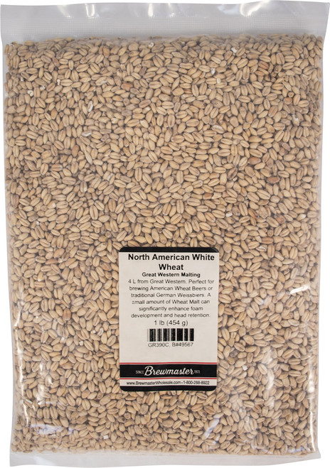 Malt - White Wheat - 1 lb Milled (Pack of 10)