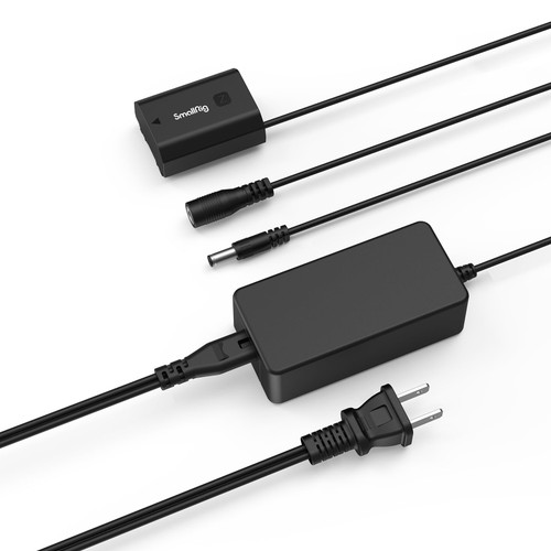 SmallRig NP-FZ100 A7S III Dummy Battery Power Supply Adapter Kit for Sony A7R V, A7 IV, A7S III, A7R IV, A7R III, A7 III, A7C, A6600, A6700, FX3, FX30, ZV-E1, A1, A9, A9 II Cameras - 4268