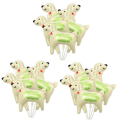 BESTOYARD 15 pcs Aluminum film balloon kids decor party supplies for kids metallic balloons dog balloon kid birthday balloon giant animal balloon aluminum foil Animals Balloons Decor Cartoon