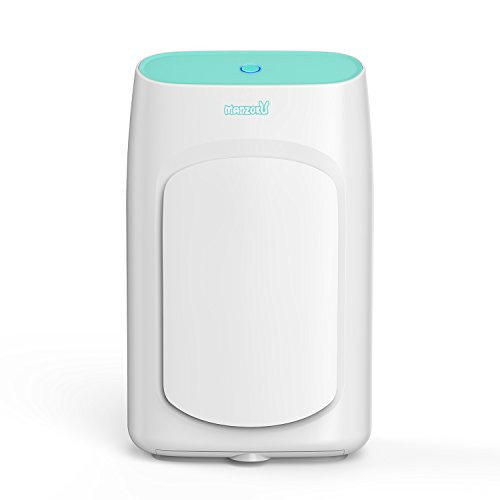 MANZOKU Dehumidifier Electric Mini Dehumidifiers for Home Basements Bathroom RV Closet 2200 Cubic Feet (269 sq.ft) Large 2L Tank Portable Dehumidifier