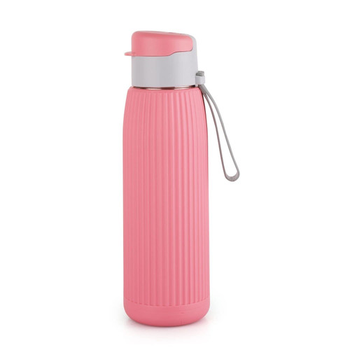 Cello Puro Steel-X Volvo Water Bottle, 600ml, Pink