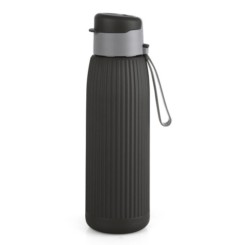 Cello Puro Steel-X Volvo Water Bottle, 900ml, Black