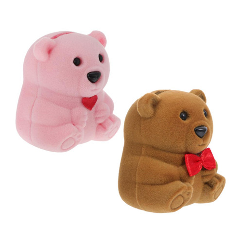 Holibanna 2pcs Boxes Jewelry Ring Box Jewelry Storage Box Ring Display Box Necklace Jewelry Box Personalised Ring Box Jewelry Wrapping Box Jewelry Organizer for Necklaces Ring Display Boxes