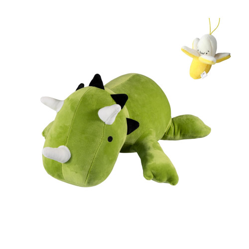 Gigglebuzz Weighted Stuffed Animals 24" 3.5lbs | Giant Weighted Dinosaur Plush | Soft Stuffed Dino Weighted Plush Pillows - Sensory Input Calming Toys for Kids Adults Gigglebuzz Weighted Stuffed Animals 24" 3.5lbs | Giant Weighted Dinosaur Plush | Soft Stuffed Dino Weighted Plush Pillows - Sensory Input Calming Toys for Kids Adults