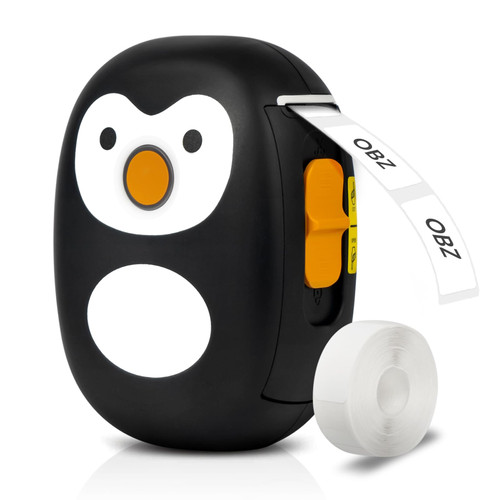 Bluetooth Thermal Mini Label Printer, Label Maker Machine with Tape Machine, Portable Wireless Bluetooth Sticker Printer Multiple Templates Label Maker for Office Organization Home Kitchen Storage