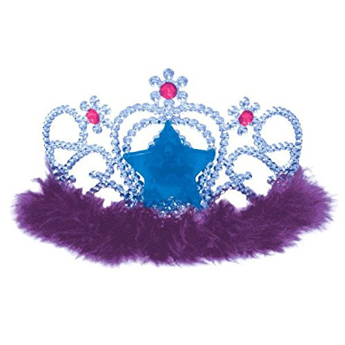 Amscan Party Perfect Birthday Party Light Up Star Tiara Accessory, Plastic, 2" X 5" Costume