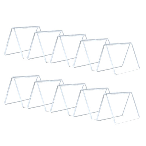 10 Pack Acrylic Mini Chalkboard Signs for Food, AITEE Mini Tabletop Chalkboard Signs, Small Tent Buffet Chalkboards Signs for Food and Weddings, Birthday Parties, Message Board Signs, Buffet, Bakery
