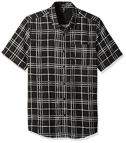 Volcom Men's Klasey Short Sleeve Button up Shirt