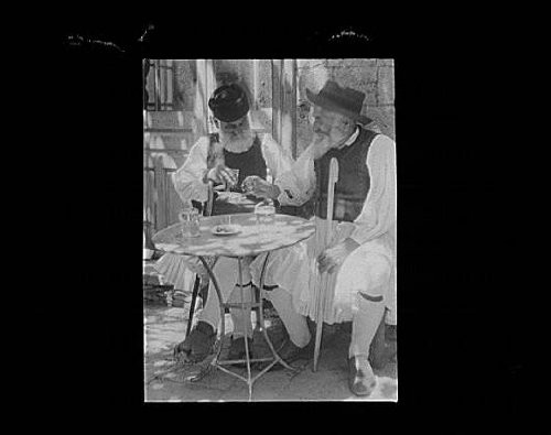 HistoricalFindings Photo: Travel Views,Eating,Drinking,Men,City Life,Tables,Europe,Arnold Genthe,1929