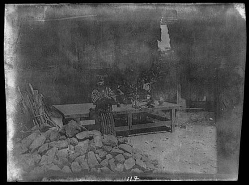 HistoricalFindings Photo: Travel Views,Children,Rocks,Tables,Structures,Japan,Korea,Arnold Genthe,1908