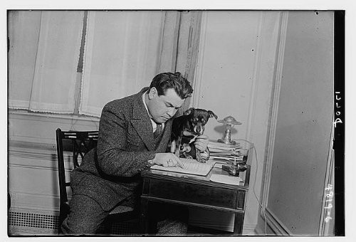 HistoricalFindings Photo: Dolci,Dogs,Tables,Pets,desks,Men,Books,Portrait Photographs