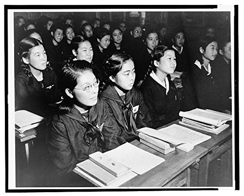 HistoricalFindings Photo: Japanese Children,Desks in School They Helped Rebuild,Tokyo,Japan,1946