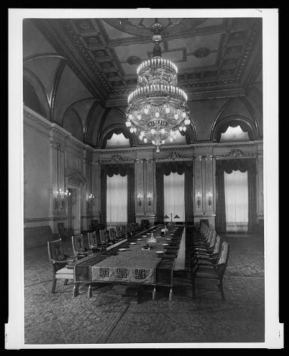 HistoricalFindings Photo: Conference Table,Cabinet Room,Reichs Chancellery,Berlin