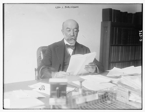 HistoricalFindings Photo: Edward L. Burlingame,Seated at Desk 1