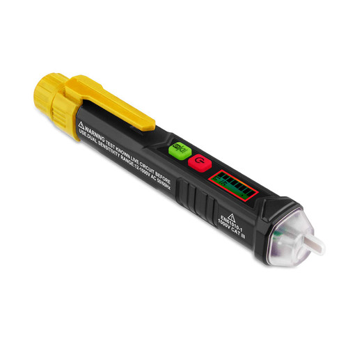 ANKONG Voltage Tester, Non-Contact AC Voltage Tester Pen with Dual Range AC 12V-1000V/48V-1000V Live/Null Wire Tester Electrical Tester with LCD Display Buzzer Alarm Wire Breakpoint Finder-HT100 ANKONG Voltage Tester, Non-Contact AC Voltage Tester Pen with Dual Range AC 12V-1000V/48V-1000V Live/Null Wire Tester Electrical Tester with LCD Display Buzzer Alarm Wire Breakpoint Finder-HT100