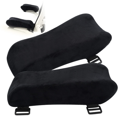 GUFAOWI Ergonomic Office Chair Arm Pads, Memory Foam Armrest Pads for Office Chair Gaming Chair Arm Rest Covers for Desk Chair, Armrest Cushions for Elbow Pressure Relief (Set of 2) GUFAOWI Ergonomic Office Chair Arm Pads, Memory Foam Armrest Pads for Office Chair Gaming Chair Arm Rest Covers for Desk Chair, Armrest Cushions for Elbow Pressure Relief (Set of 2)
