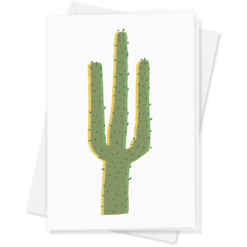 Azeeda Large (A4) 'Cactus Illustration Desert Plant' Blank Greeting Card (GC00052964)