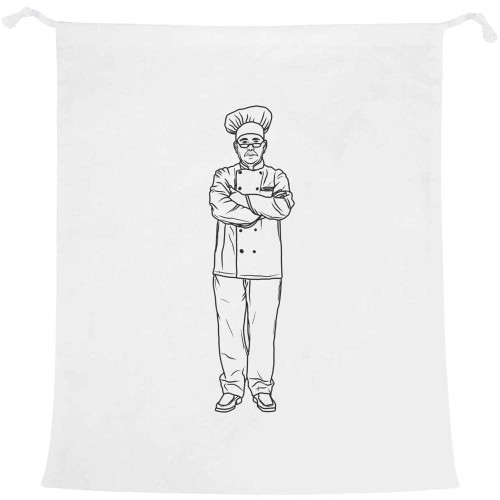 Azeeda 'Grumpy Baker' Laundry/Washing/Storage Bag (LB00022976)