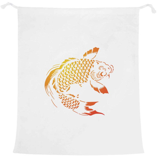 Azeeda 'Orange Koi Carp' Laundry/Washing/Storage Bag (LB00023308)