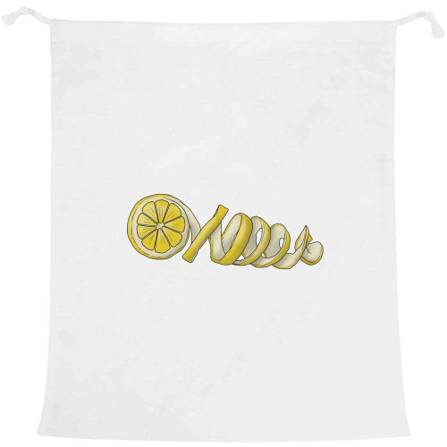 Azeeda 'Lemon Twist' Laundry/Washing/Storage Bag (LB00023565)