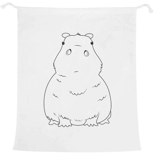 Azeeda 'Grumpy Capybara' Laundry/Washing/Storage Bag (LB00024136)
