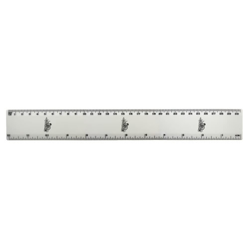Azeeda 'Koala On Tree' 30cm (12 Inch) White Plastic Ruler (RL00067450)
