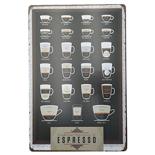 MMOUNT Tin Signs Decorative Metal Iron Painting Home Office Bar Coffee Shop House Cafe Wall Funny Pub Garage Diner Decor Art Poster Sign Kitchen Food 12 X 8