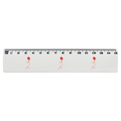 Azeeda 'Flying Free' 15cm (6 Inch) White Plastic Ruler (RL00071017)