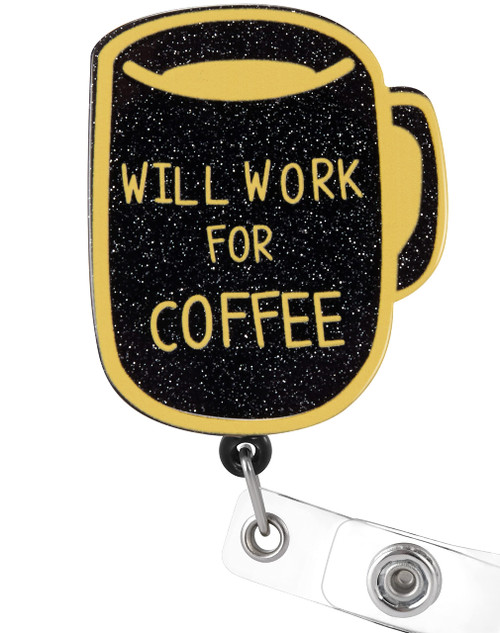 Plifal Badge Reel Holder Retractable with ID Clip for Nurse Nursing Name Tag Card Cute Funny Nursing Student Doctor RN Medical Assistant Work Office Alligator Clip,Gifts for Nurses(Coffee) Plifal Badge Reel Holder Retractable with ID Clip for Nurse Nursing Name Tag Card Cute Funny Nursing Student Doctor RN Medical Assistant Work Office Alligator Clip,Gifts for Nurses(Coffee)