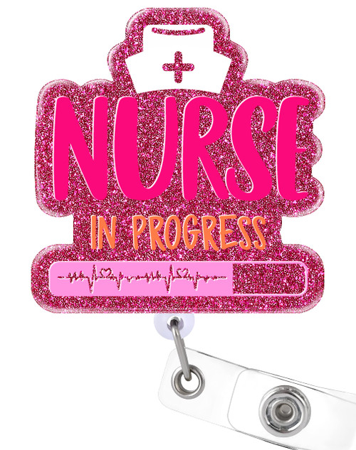Plifal Badge Reel Holder Retractable with ID Clip for Nurse Nursing Name Tag Card Funny Nurse in Progress Nursing Student Teacher Doctor RN LPN Medical Assistant Work Office Alligator Clip Plifal Badge Reel Holder Retractable with ID Clip for Nurse Nursing Name Tag Card Funny Nurse in Progress Nursing Student Teacher Doctor RN LPN Medical Assistant Work Office Alligator Clip