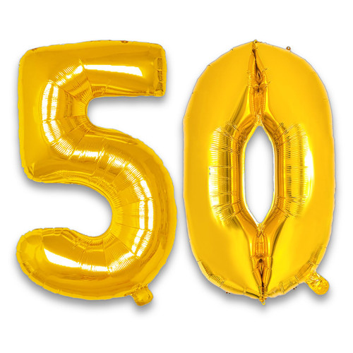 50 Number Balloon 42 Inch Gold Jumbo Foil Helium Balloons for 50 Birthday Party Decorations 50th Anniversary Event Supplies (Gold) 50 Number Balloon 42 Inch Gold Jumbo Foil Helium Balloons for 50 Birthday Party Decorations 50th Anniversary Event Supplies (Gold)